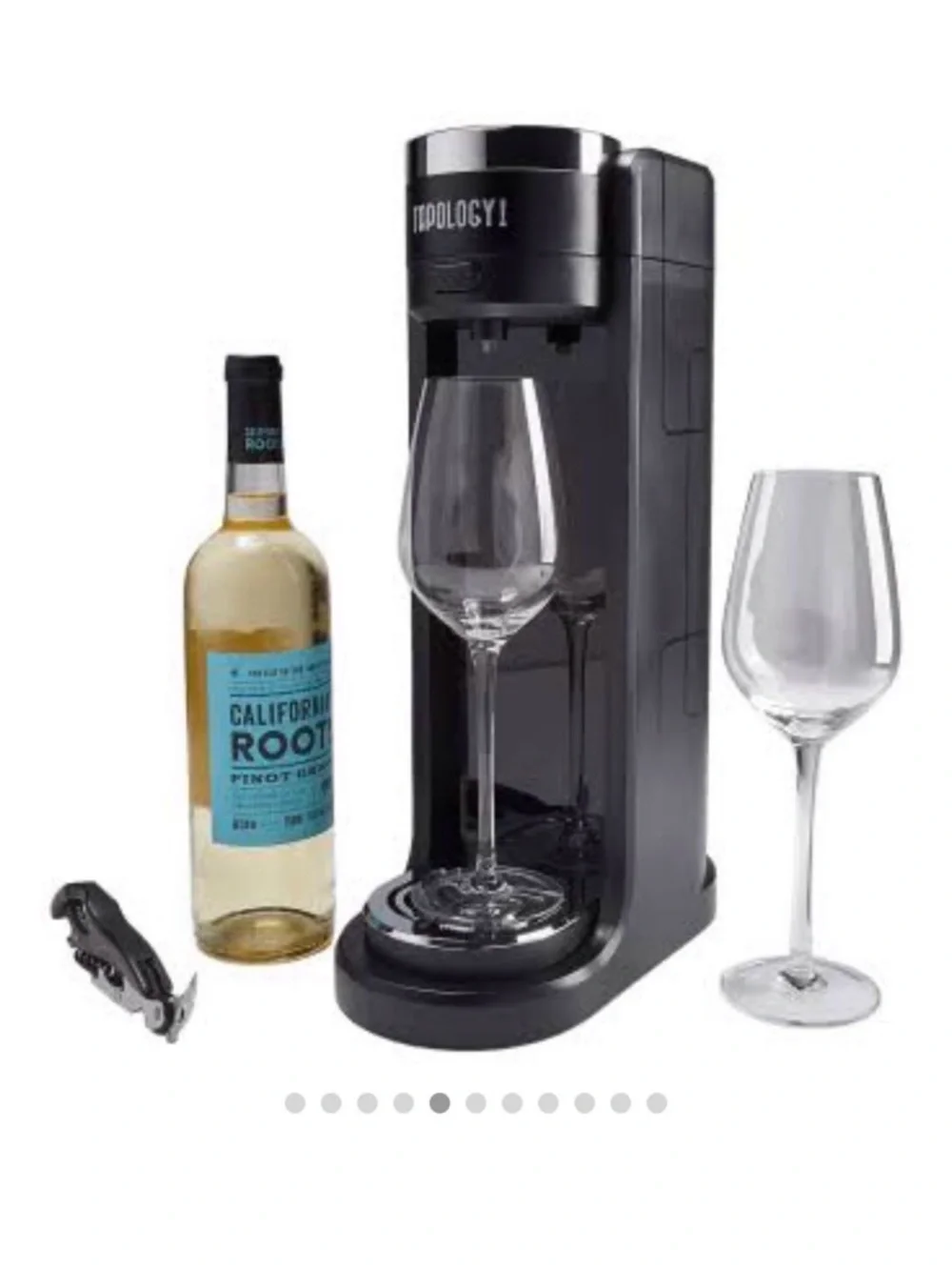 “Discontinued Electric Wine Aerating Tap System – Full Countertop Dispenser” - Picture 4 of 5